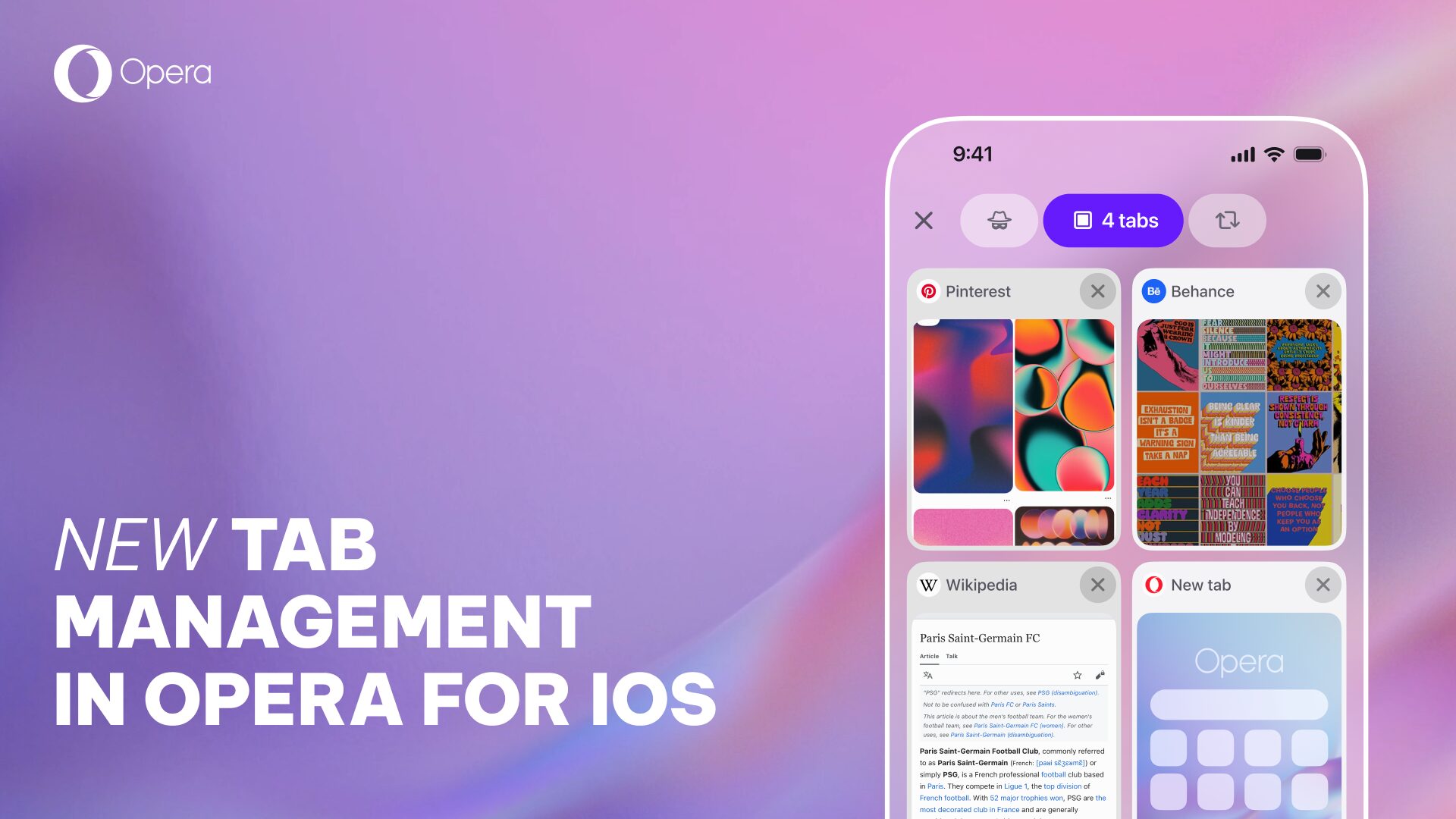 Opera iOS Gets a Major UI Overhaul with Enhanced Tab Management
