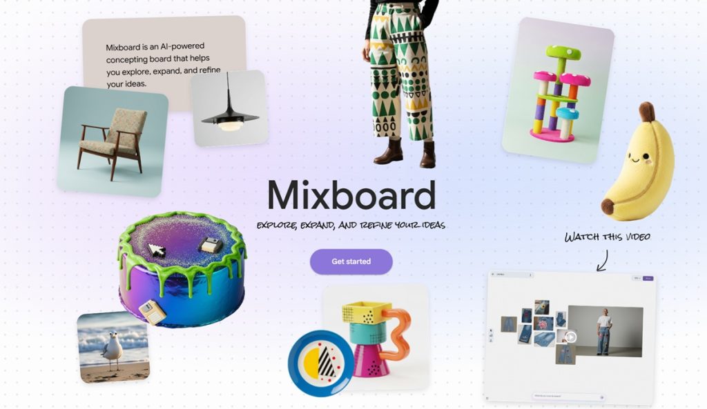 Google Launches Mixboard: An AI-Powered Idea-Generation Tool