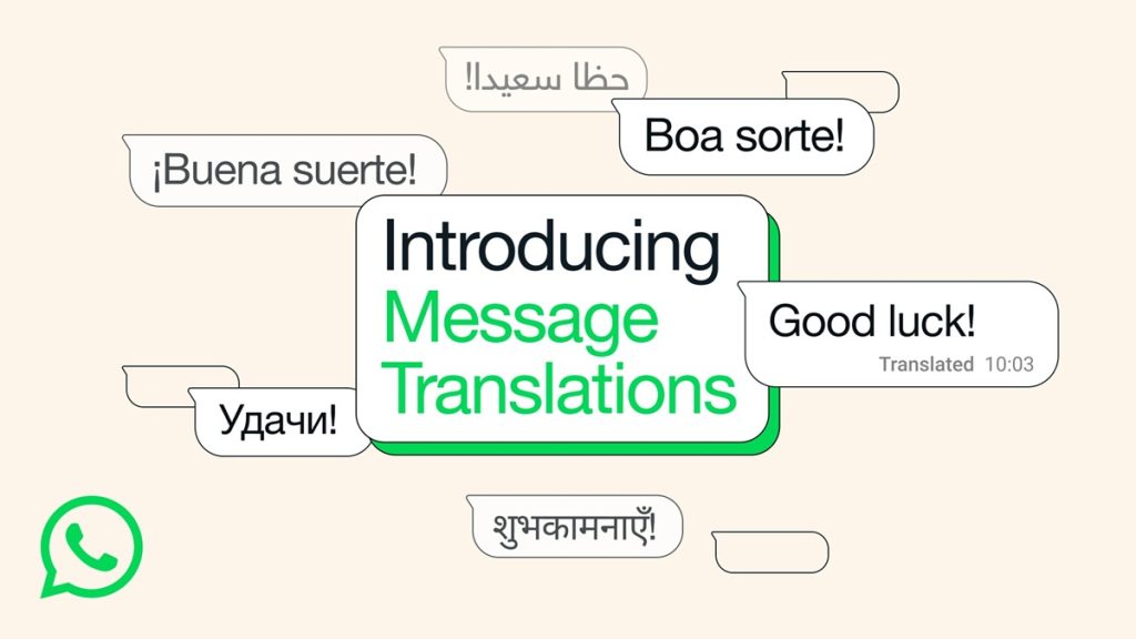WhatsApp Expands Real-time Message Translation