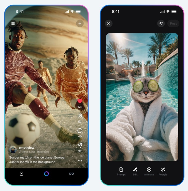 Meta's NPE Team Unleashes 'Vibes': AI-Powered Social Video Creation App