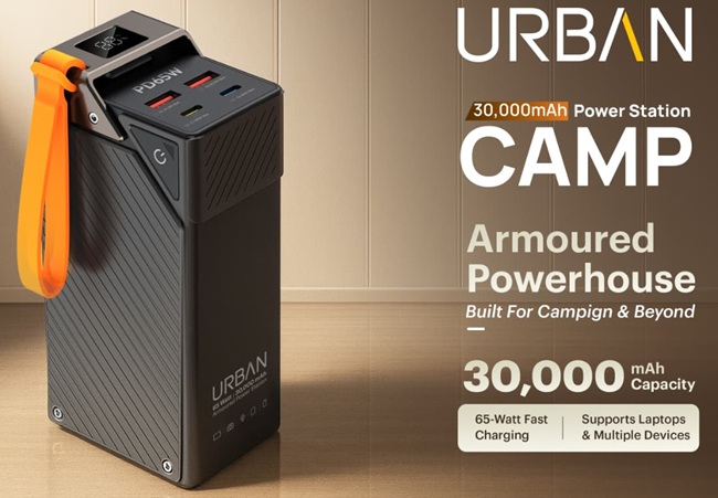 URBAN CAMP 65W 30000mAh & CAMP 2 22.5W 10000mAh Power Banks