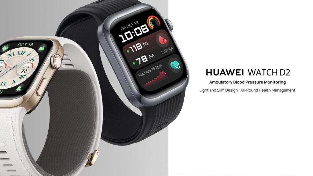 HUAWEI Watch D - Medical-Grade Blood Pressure & ECG Smartwatch