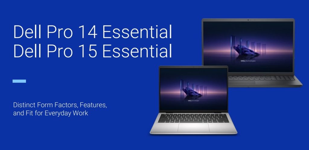 Dell Pro 14 Essential & Pro 15 Essential Laptops