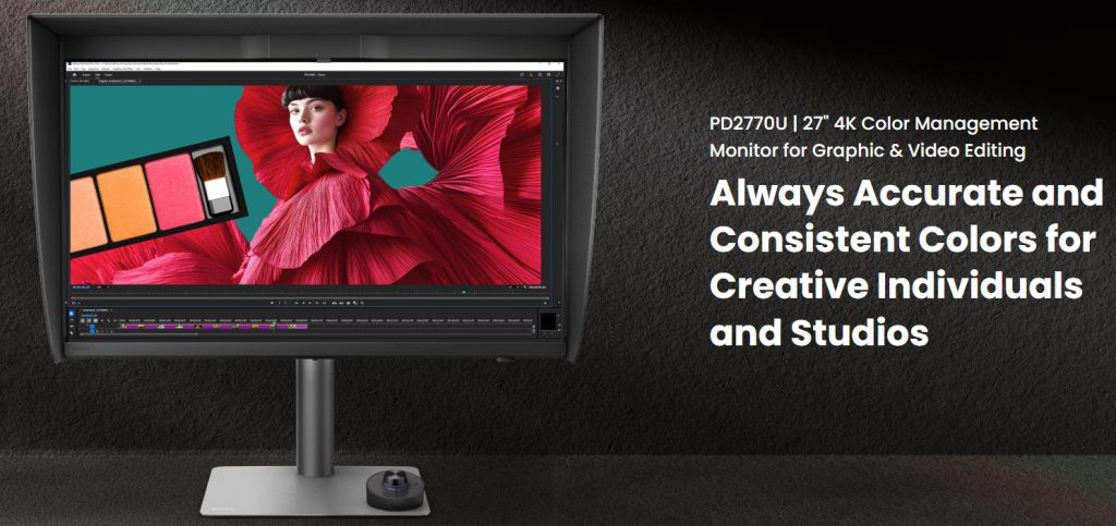 BenQ DesignVue PD2705U 27-inch 4K Professional Monitor